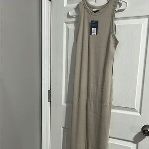 Target Sleeveless Tan Maxi Dress